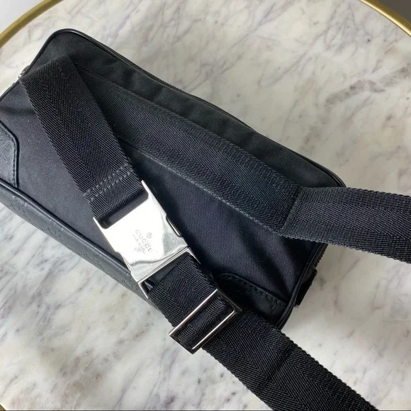 ✨Vintage Gucci GG Supreme Belt Bag Fanny Pack Bumbag Beige Coated Canvas Italy✨ - Picture 5 of 16